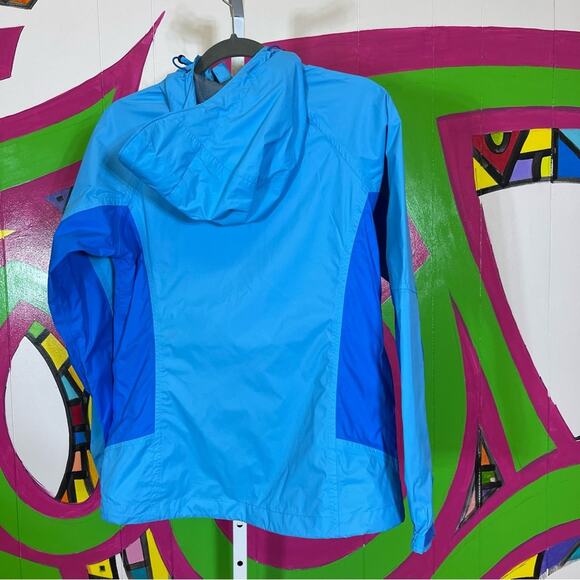 Columbia Blue Windbreaker Rain Jacket, Size Small. In excellent condition! - Picture 4 of 6